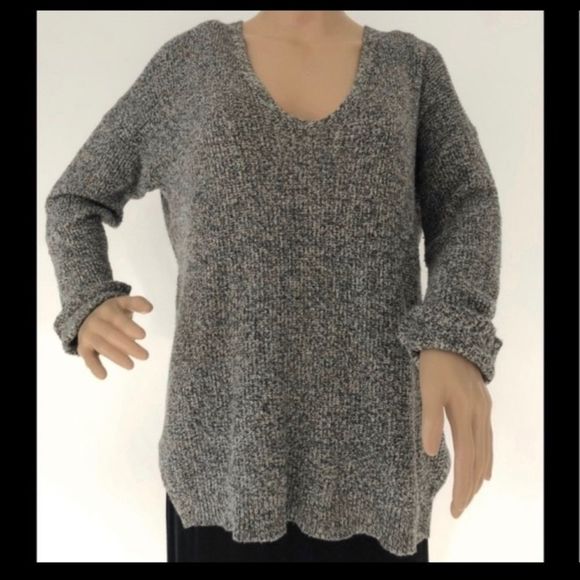 MADEWELL MABLED GRAY OCEANSIDE PULLOVER SWEATER M - Picture 4 of 7